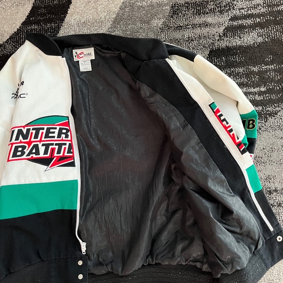Vintage  Nascar Autographed  Bobby LaBonte Bomber Jacket Size XXL - Picture 5 of 7